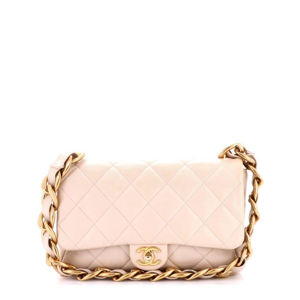 Chanel Large Funky Town Flap Bag Quilted Lambskin